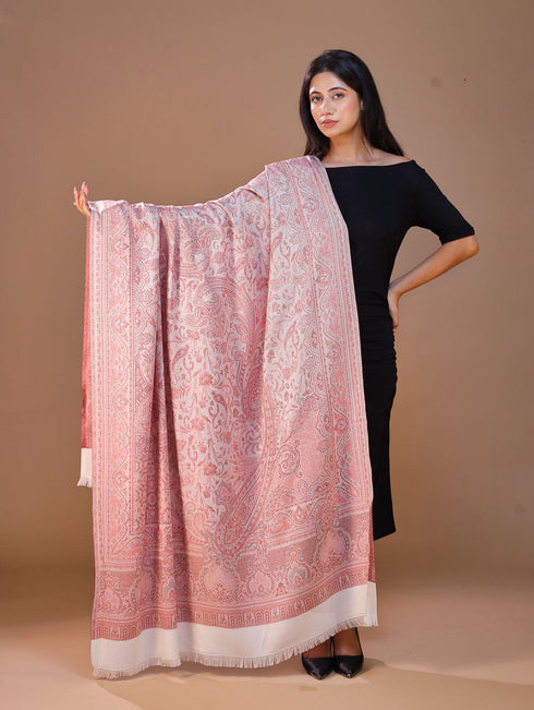 Women's Jamawar Wool Shawl